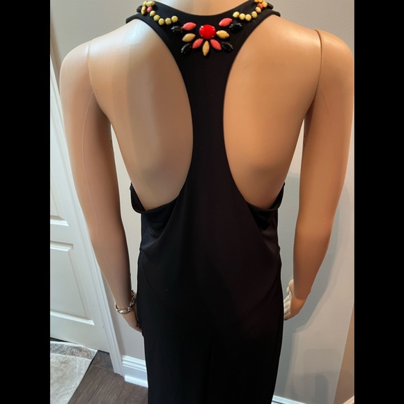 Victoria’s Secret Black Halter Dress with Gorgeous Beaded Neck Detail. SizeM - Picture 7 of 10